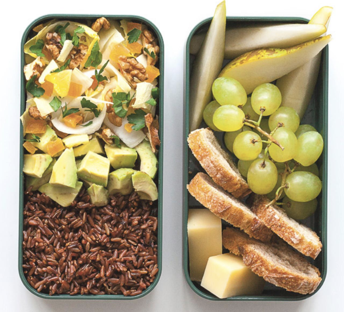 Bento Endives, Avocat & Riz rouge