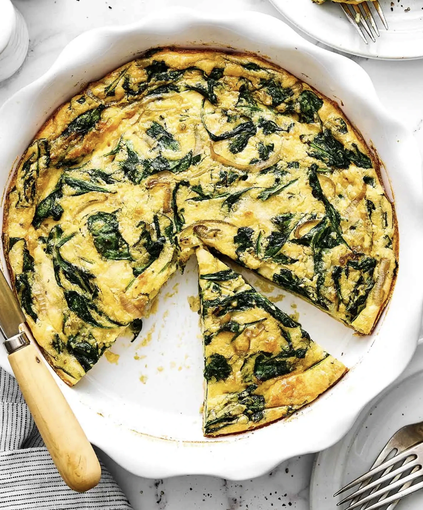 Quiche épinards et gruyère suisse